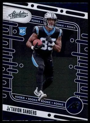 Ja’Tavion Sanders Rookie 2024 Panini Absolute Green #177 Carolina Panthers - Football Card Single