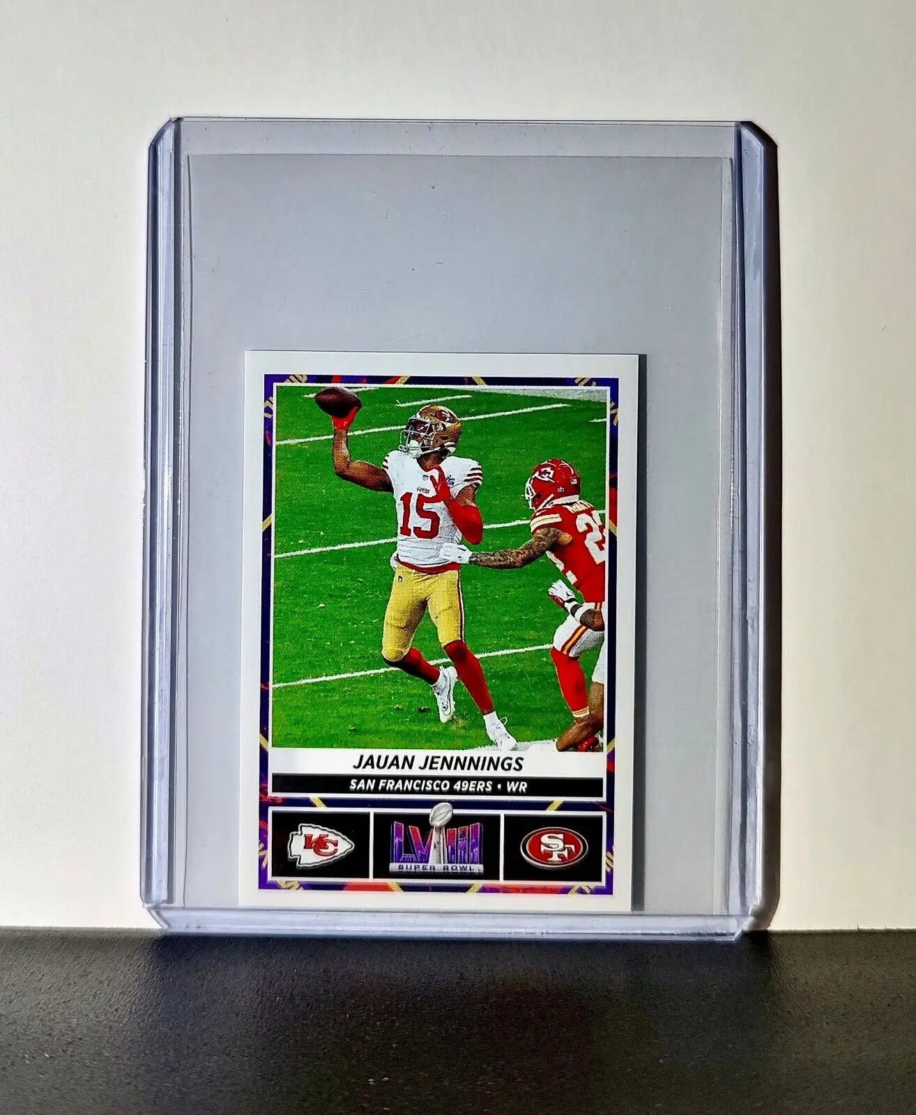 Jauan Jennings 2024 Panini NFL Sticker #32 Super Bowl San Francisco 49ers - Football Card Single