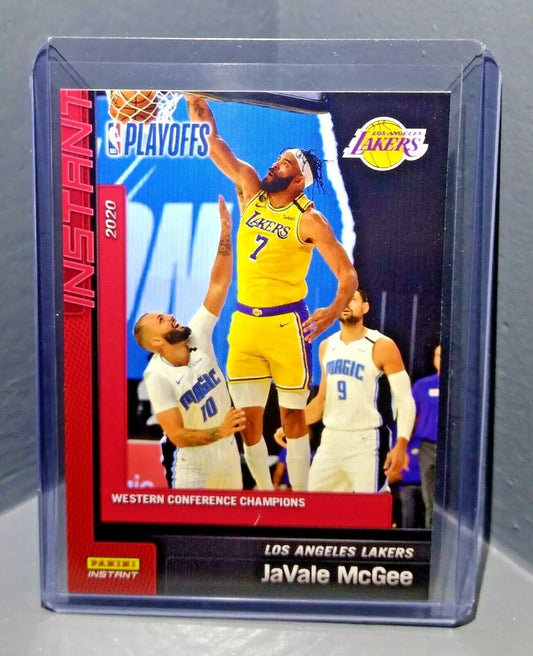 JaVale McGee 2019-2020 Panini NBA Instant Lakers #244 Basketball Card 1 of 340 - Basketball Card Single