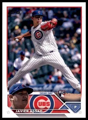 Javier Assad Rookie 2023 Topps #444 Chicago Cubs - Baseball Card Single