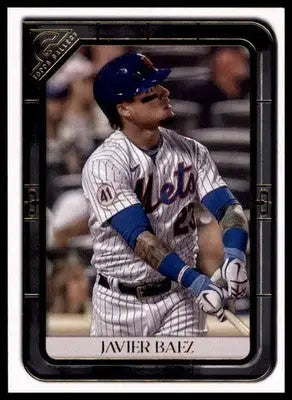 Javier Baez 2021 Topps Gallery #48 New York Mets - Baseball Card Single