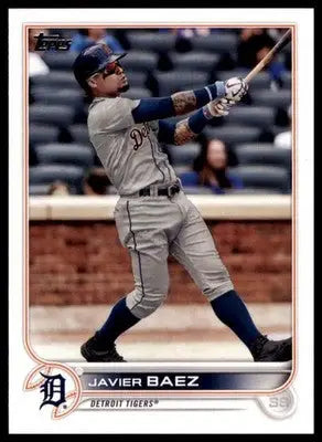 Javier Baez 2022 Topps #571 Detroit Tigers - Baseball Card Single