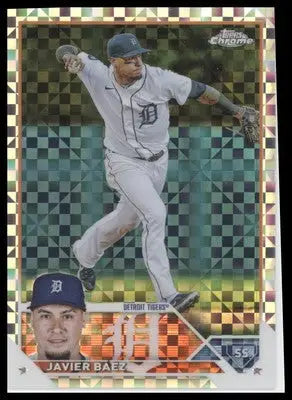 Javier Báez 2023 Topps Chrome X-Fractors #83 Detroit Tigers - Baseball Card Single