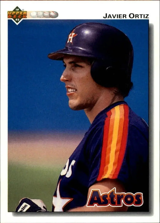 Javier Ortiz 1992 Upper Deck MLB #657 Baseball Card Houston Astros - Baseball Card Single