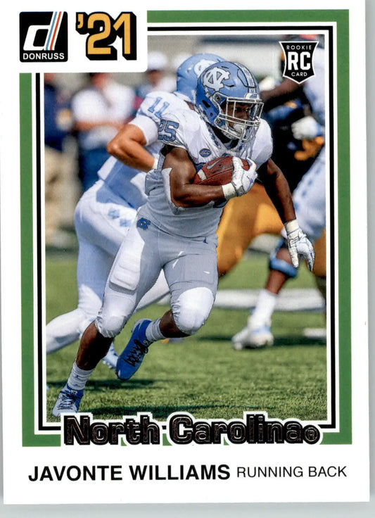 Javonte Williams - 2021 Panini Chronicles Draft Picks - #48 - Football - Football Card Single