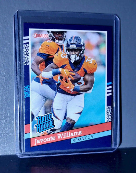 Javonte Williams 2021 Panini NFL Rated Rookie Retro #15 Rookie Card 1/2231 - Football Card Single