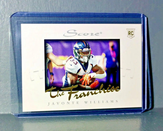 Javonte Williams 2021 Panini NFL Score The Franchise #10 Rookie Card 1/1966 - Football Card Single