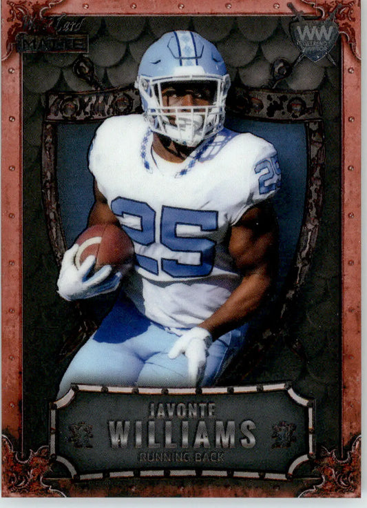 Javonte Williams - 2021 Wild Card Matte - #MWW-8 - Weekend Warrior Bronze - Football Card Single