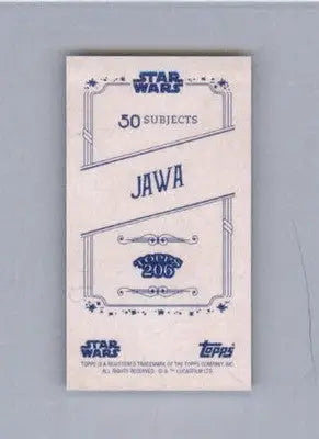 Jawa - 2022 Topps Star Wars 206 - #NNO - Star Wars Card Single