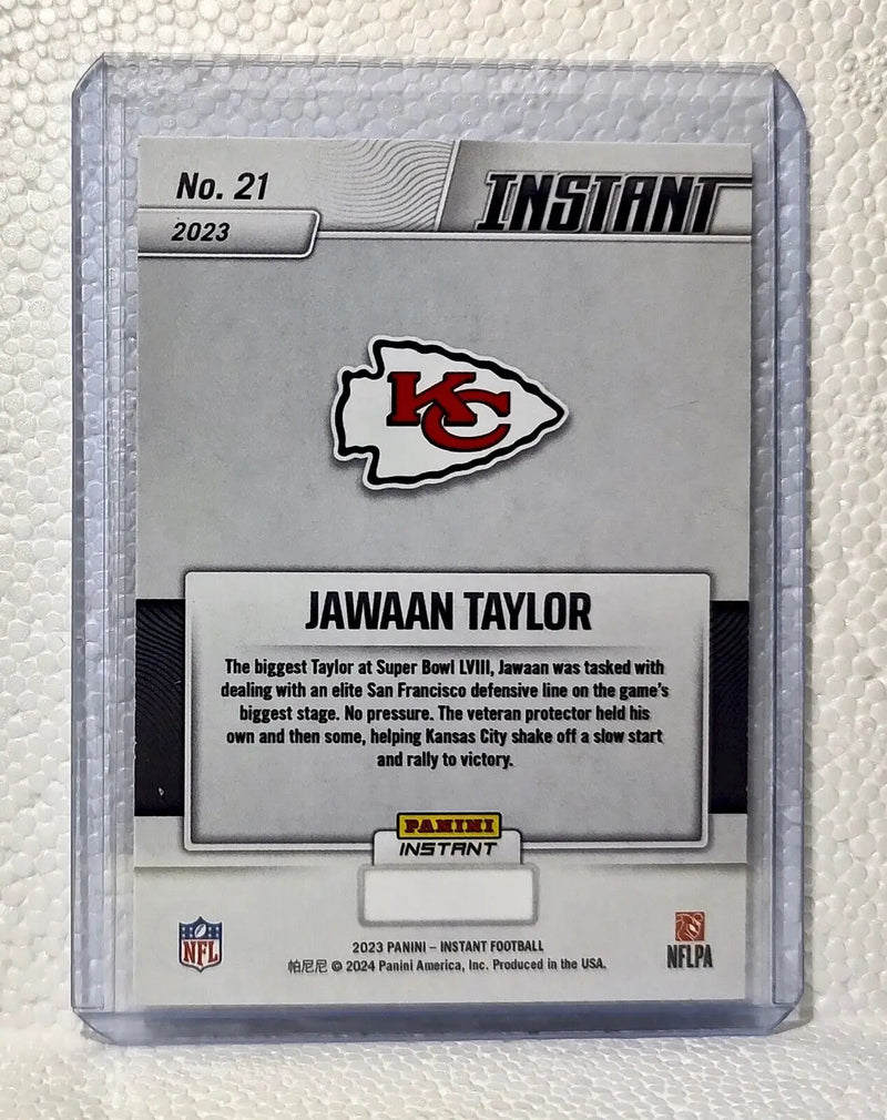Jawaan Taylor 2023 Panini NFL Superbowl Champions #21 Card Kansas City Chiefs - Football Card Single