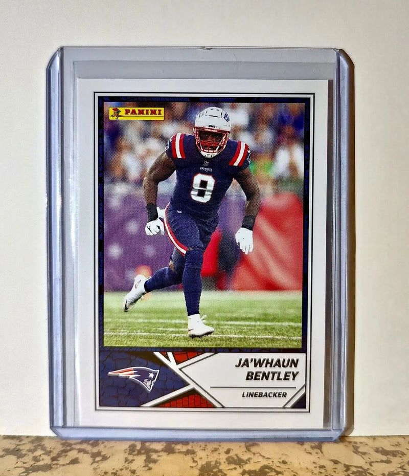 Ja’whaun Bentley 2024 Panini NFL #67 Sticker Card New England Patriots