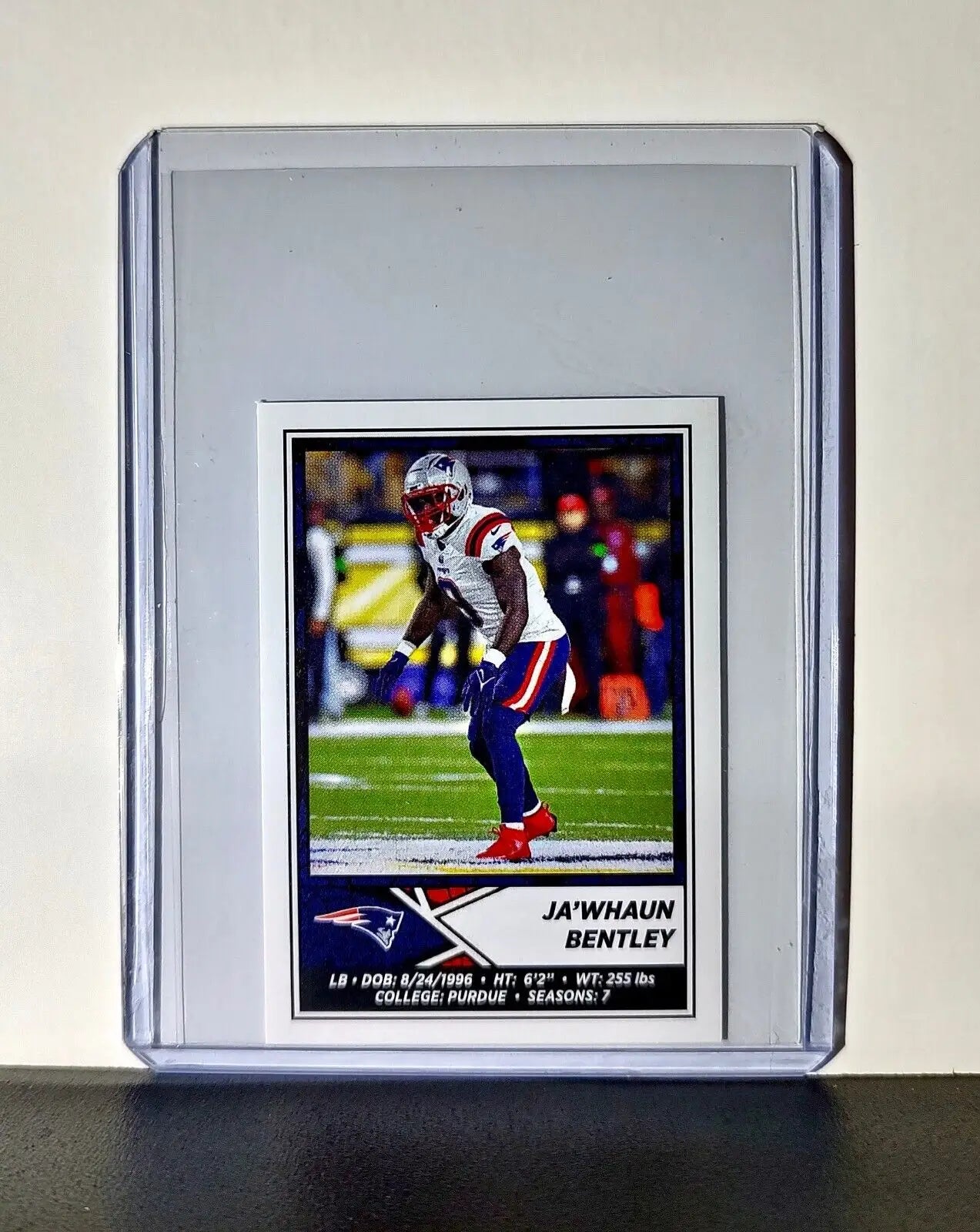 Ja’whaun Bentley 2024 Panini NFL Sticker #82 New England Patriots - Football Card Single