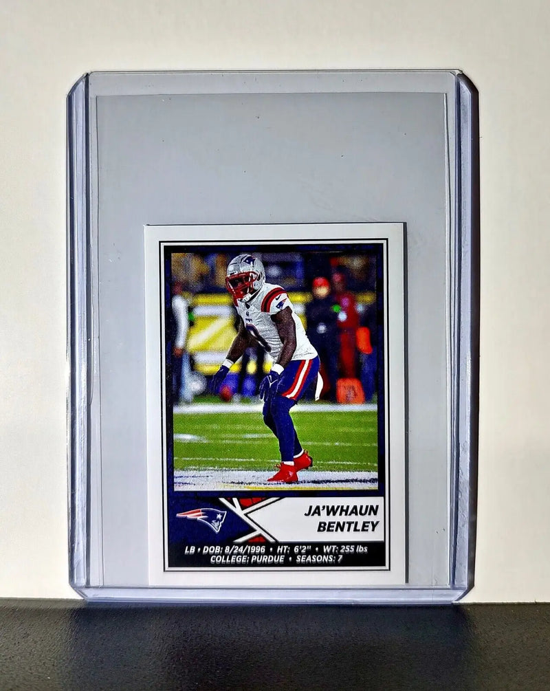 Ja’whaun Bentley 2024 Panini NFL Sticker #82 New England Patriots - Football Card Single