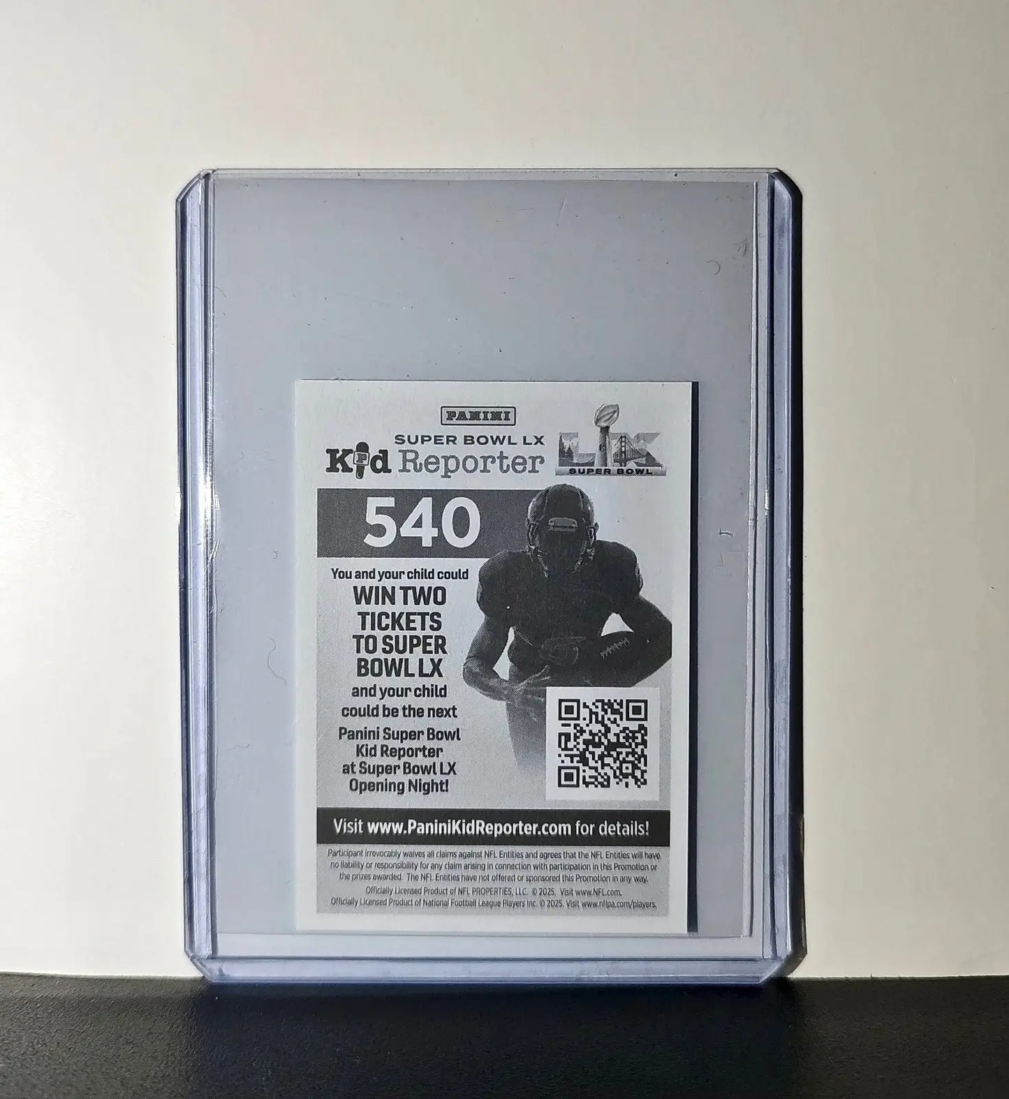 Jaxon Smith-Njigba 2025 Panini NFL #540 Sticker Seattle Seahawks