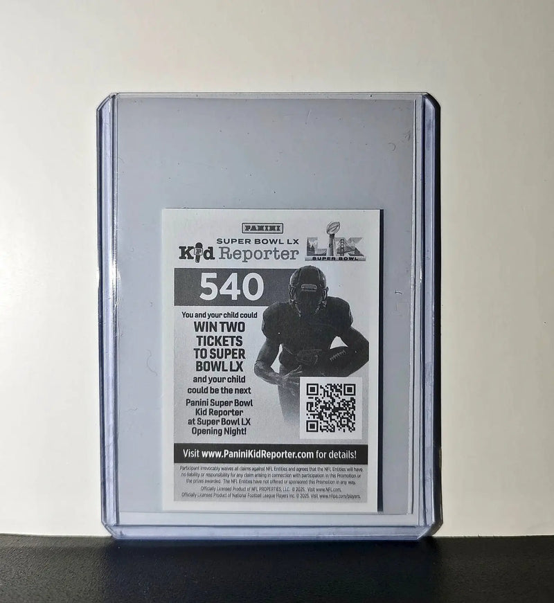 Jaxon Smith-Njigba 2025 Panini NFL #540 Sticker Seattle Seahawks