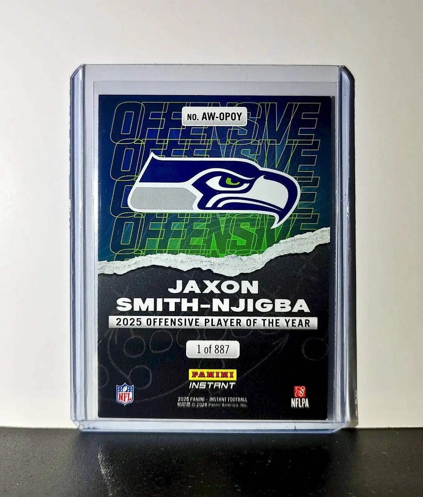 Jaxon Smith-Njigba 2025 Panini NFL Offensive Player of the Year Card 1 of 887 - Football Card Single