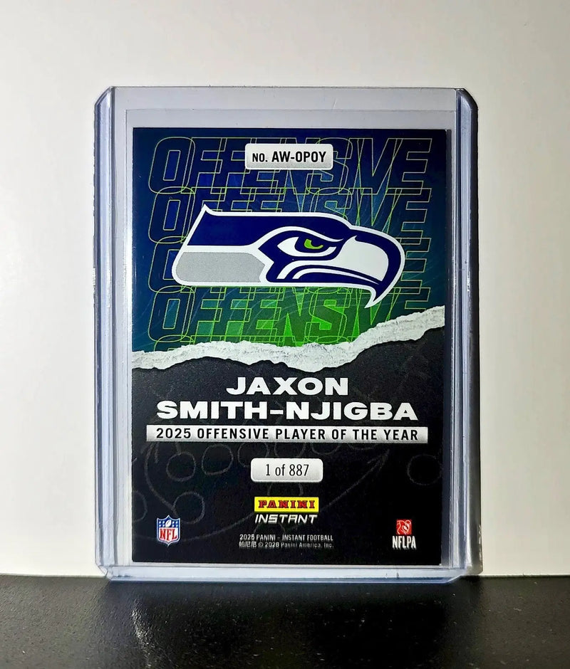 Jaxon Smith-Njigba 2025 Panini NFL Offensive Player of the Year Card 1 of 887 - Football Card Single