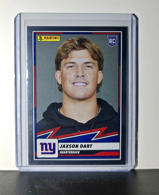 Jaxson Dart Rookie 2025 Panini NFL #81 Foil Sticker Card New York Giants - Football Card Single