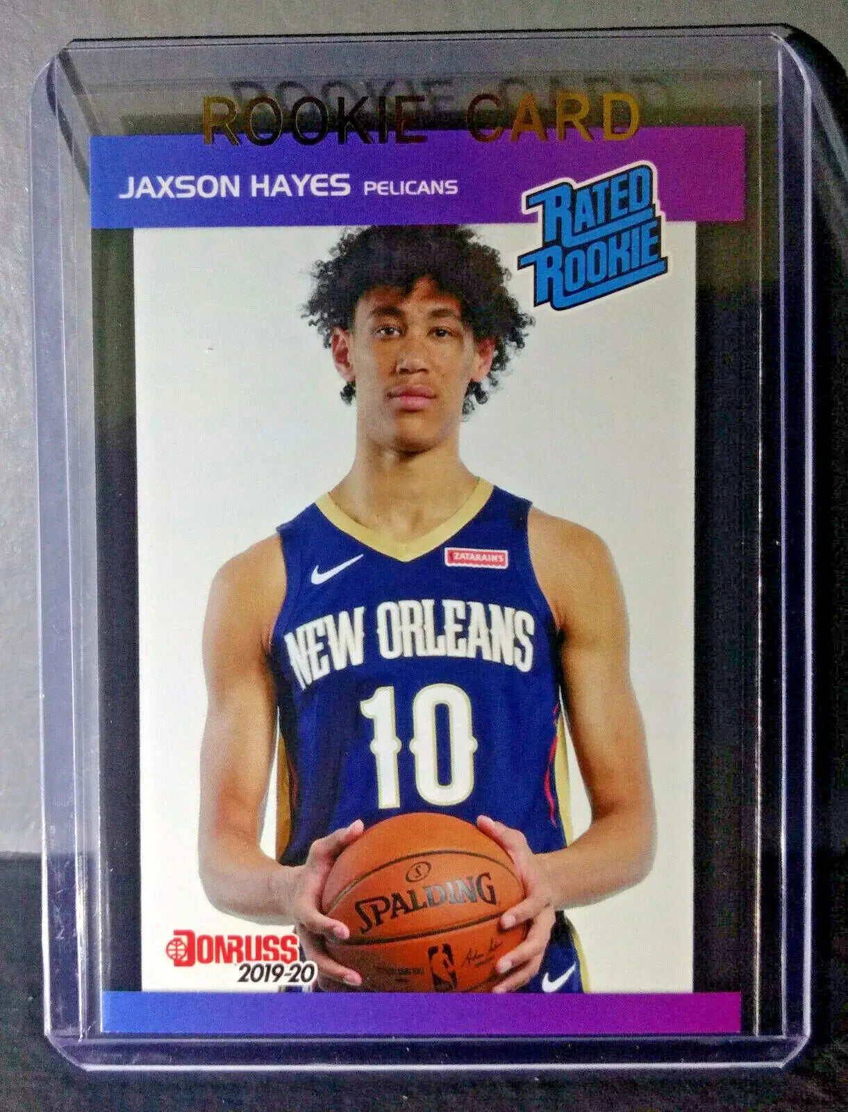 Jaxson Hayes 2019-20 Panini NBA #7 Rated Rookie Retro Card 1/3431 - Basketball Card Single