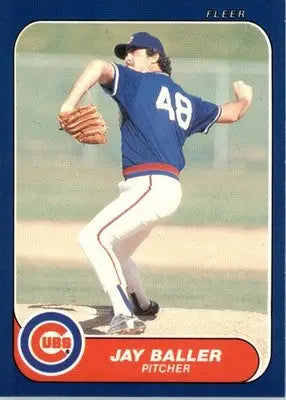 Jay Baller - 1986 Fleer Update - #U-7 - Baseball - Baseball Card Single