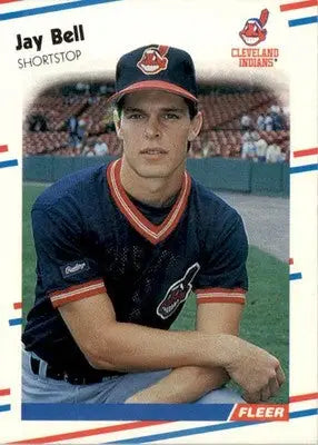Jay Bell - 1988 Fleer - #602 - RC Baseball - Baseball Card Single