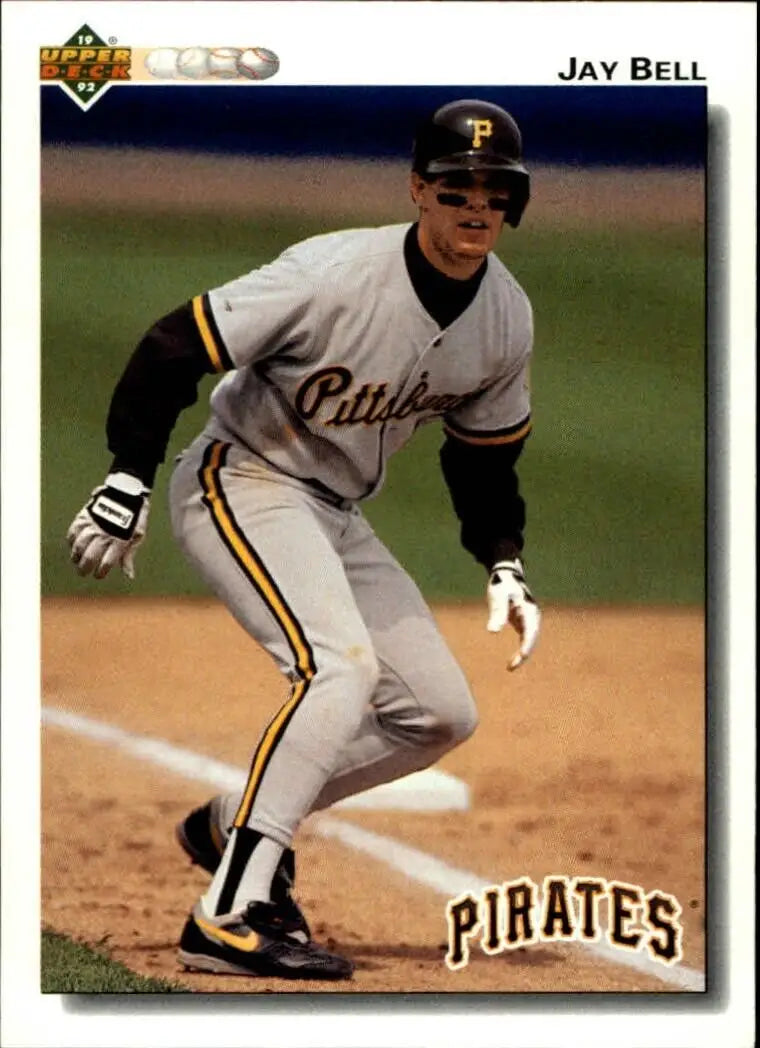 Jay Bell 1992 Upper Deck MLB #115 Baseball Card Pittsburgh Pirates - Baseball Card Single