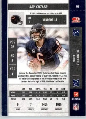 Jay Cutler - 2009 Playoff Contenders - #19 - Football - Football Card Single