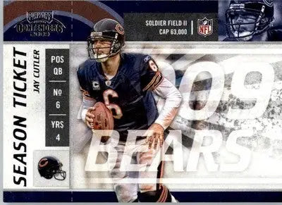 Jay Cutler - 2009 Playoff Contenders - #19 - Football - Football Card Single