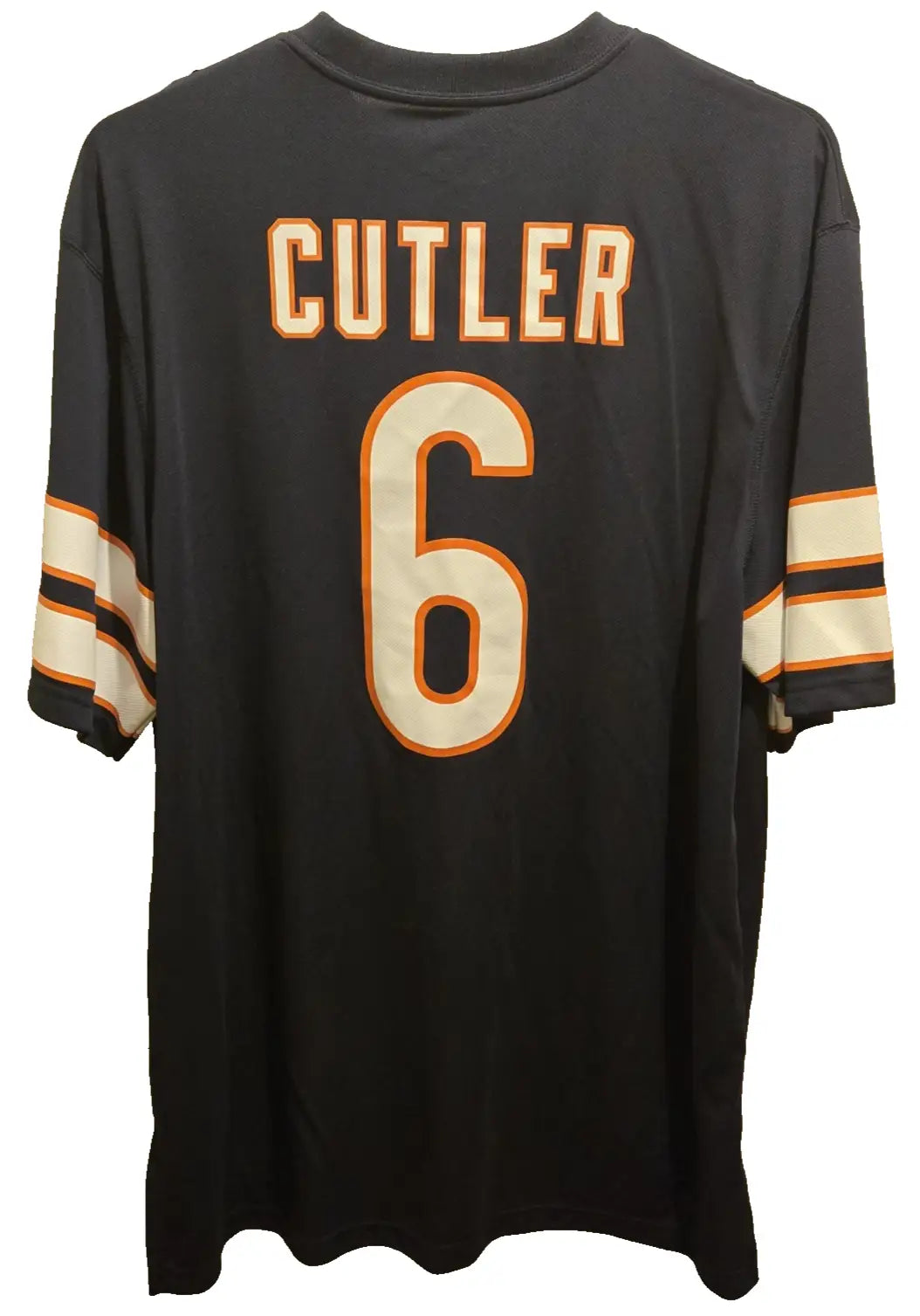 Jay Cutler #6 Chicago Bears Jersey 2XL Team Apparel NFL NFC Navy Blue Pre-Owned - Apparel