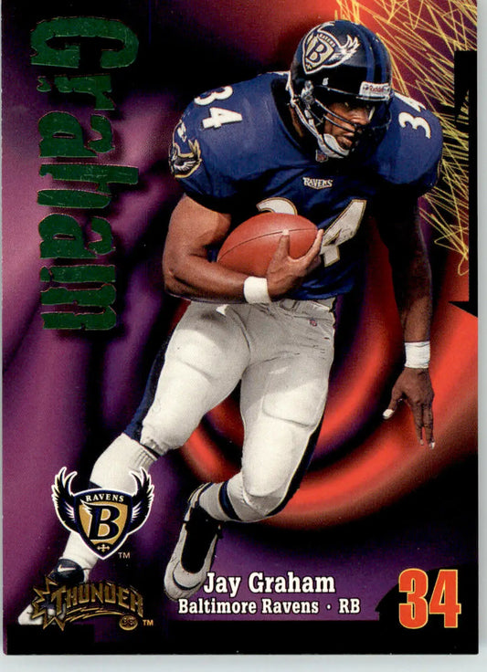 Jay Graham - 1998 SkyBox Thunder - #148 - Football - Football Card Single