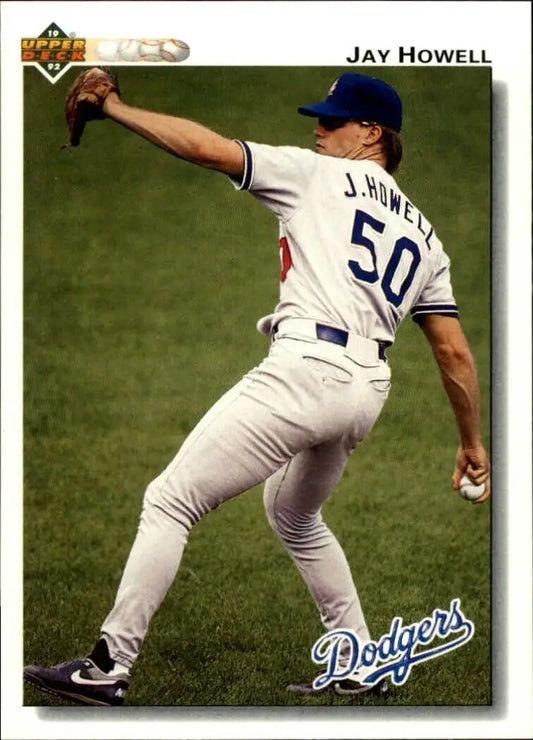 Jay Howell 1992 Upper Deck MLB #511 Baseball Card Los Angeles Dodgers - Baseball Card Single