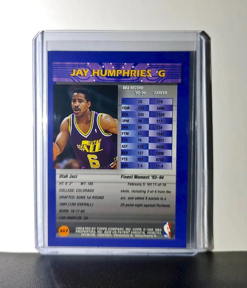 Jay Humphries 1994-95 Topps Finest #307 Basketball Card