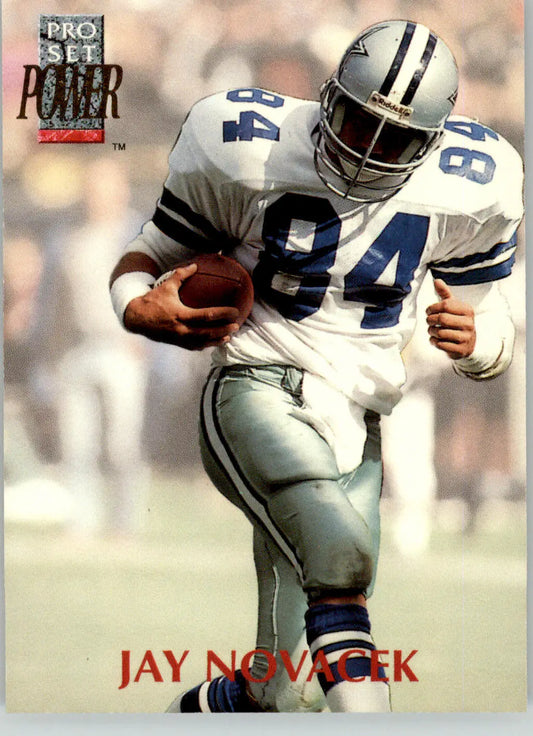 Jay Novacek - 1992 Pro Set Power - #184 - Football - Football Card Single