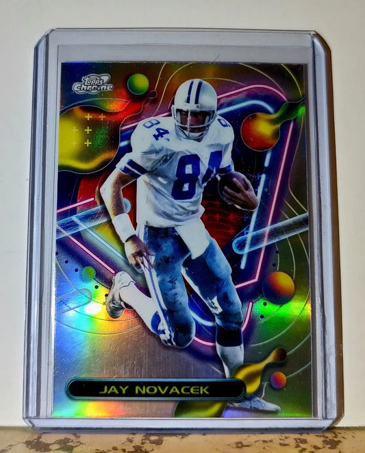 Jay Novacek 2023 Topps Chrome Cosmic Refractor NFL #255 Football Card Cowboys - Football Card Single