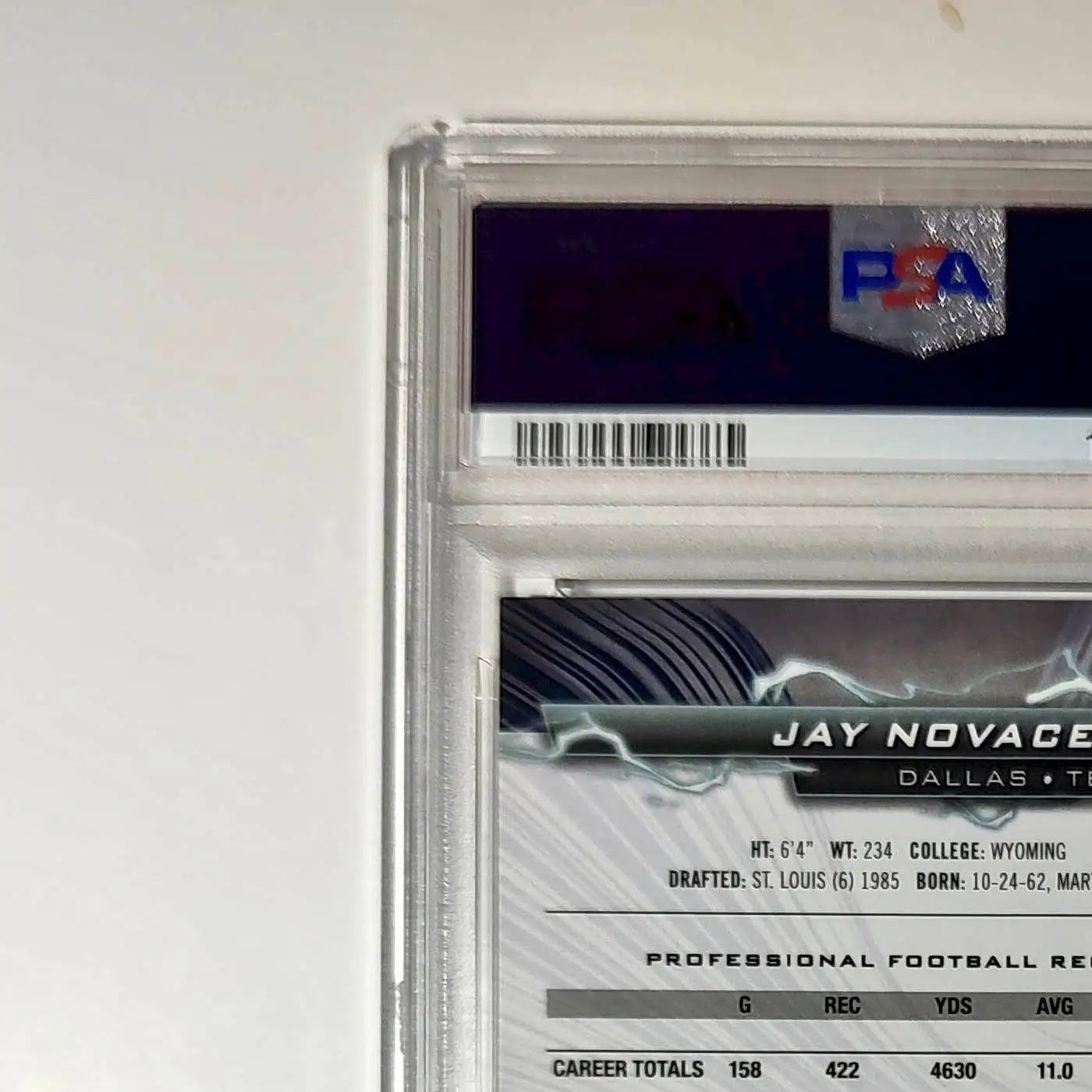 Jay Novacek 2023 Topps Resurgence 23/50 #74 Gold Power Surge PSA 10 Gem Mint