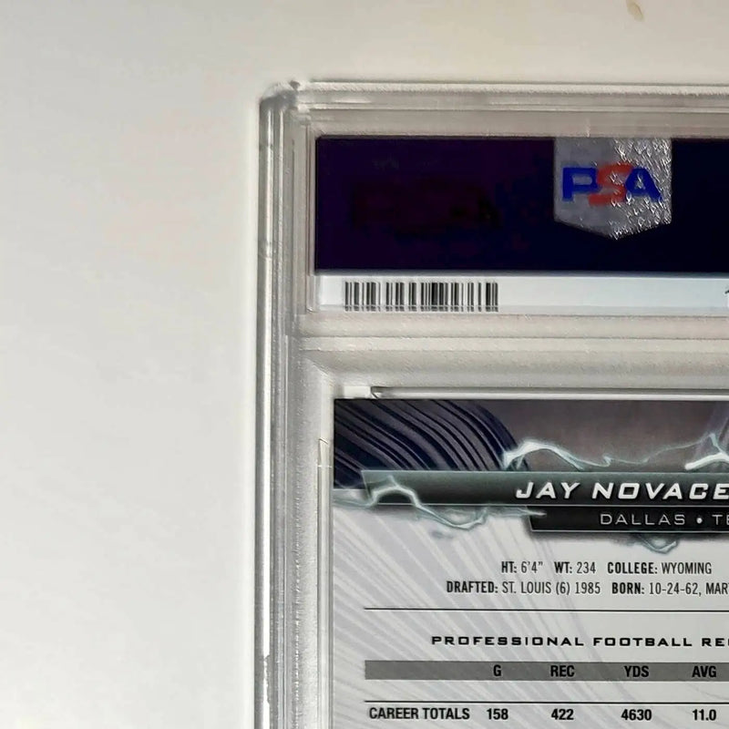 Jay Novacek 2023 Topps Resurgence 23/50 #74 Gold Power Surge PSA 10 Gem Mint