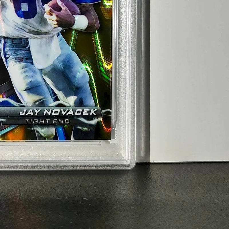 Jay Novacek 2023 Topps Resurgence 23/50 #74 Gold Power Surge PSA 10 Gem Mint