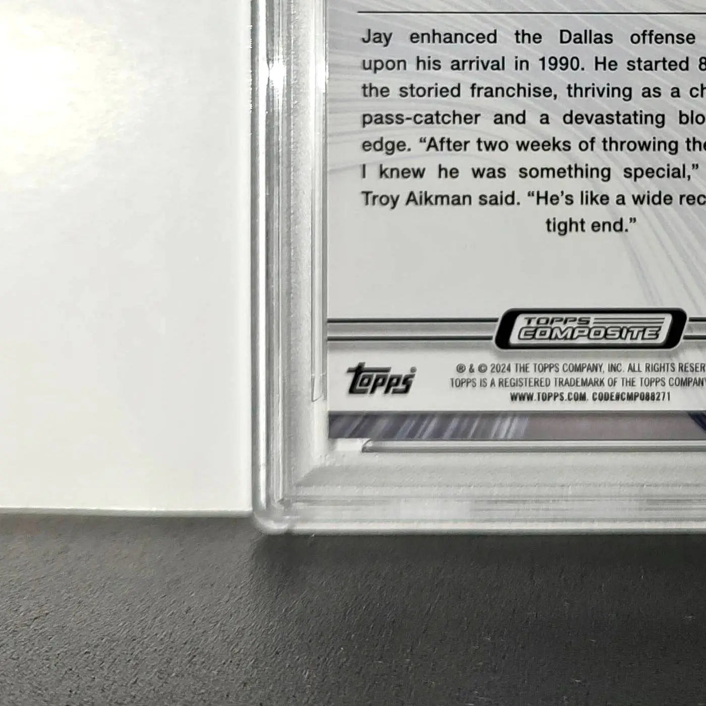 Jay Novacek 2023 Topps Resurgence 23/50 #74 Gold Power Surge PSA 10 Gem Mint