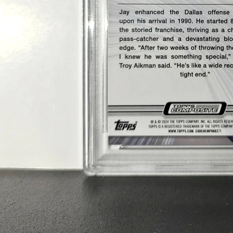Jay Novacek 2023 Topps Resurgence 23/50 #74 Gold Power Surge PSA 10 Gem Mint