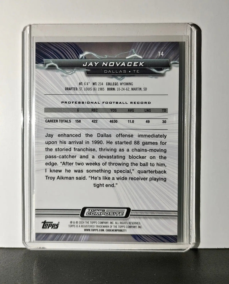 Jay Novacek 2023 Topps Resurgence NFL #74 Card Dallas Cowboys - Football Card Single