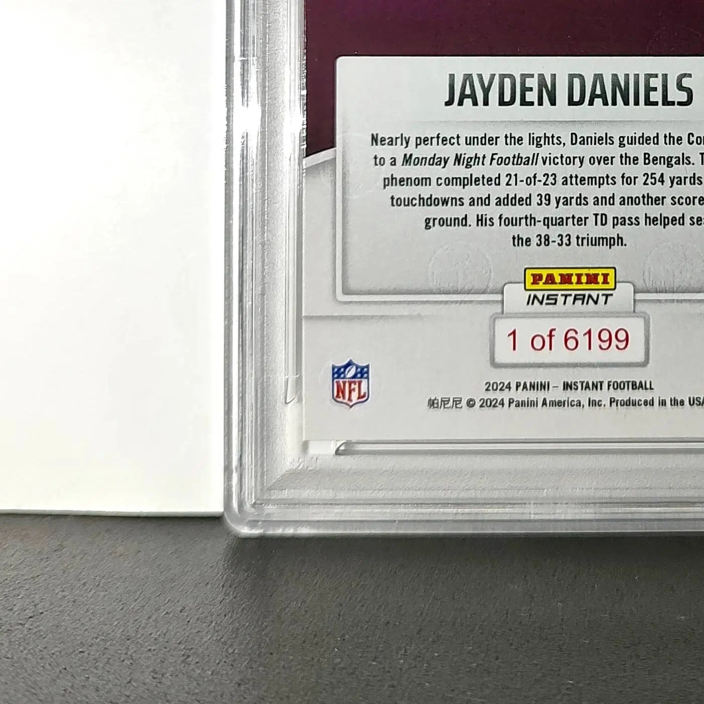 Jayden Daniels 2024 Panini Instant NFL Rookie #54 PSA 10 Gem Mint