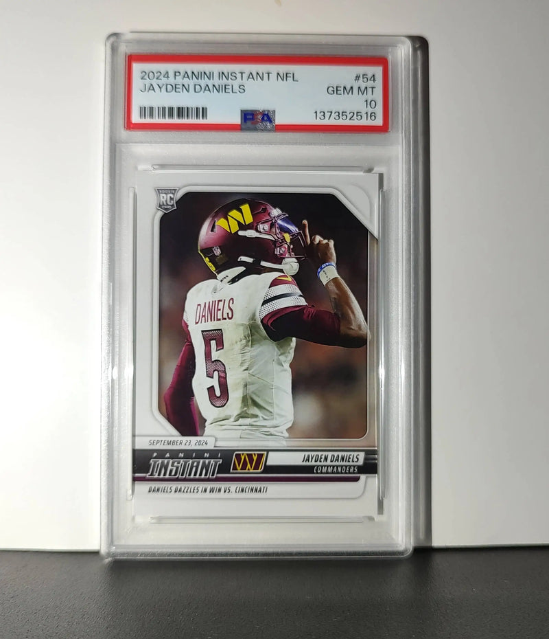 Jayden Daniels 2024 Panini Instant NFL Rookie #54 PSA 10 Gem Mint
