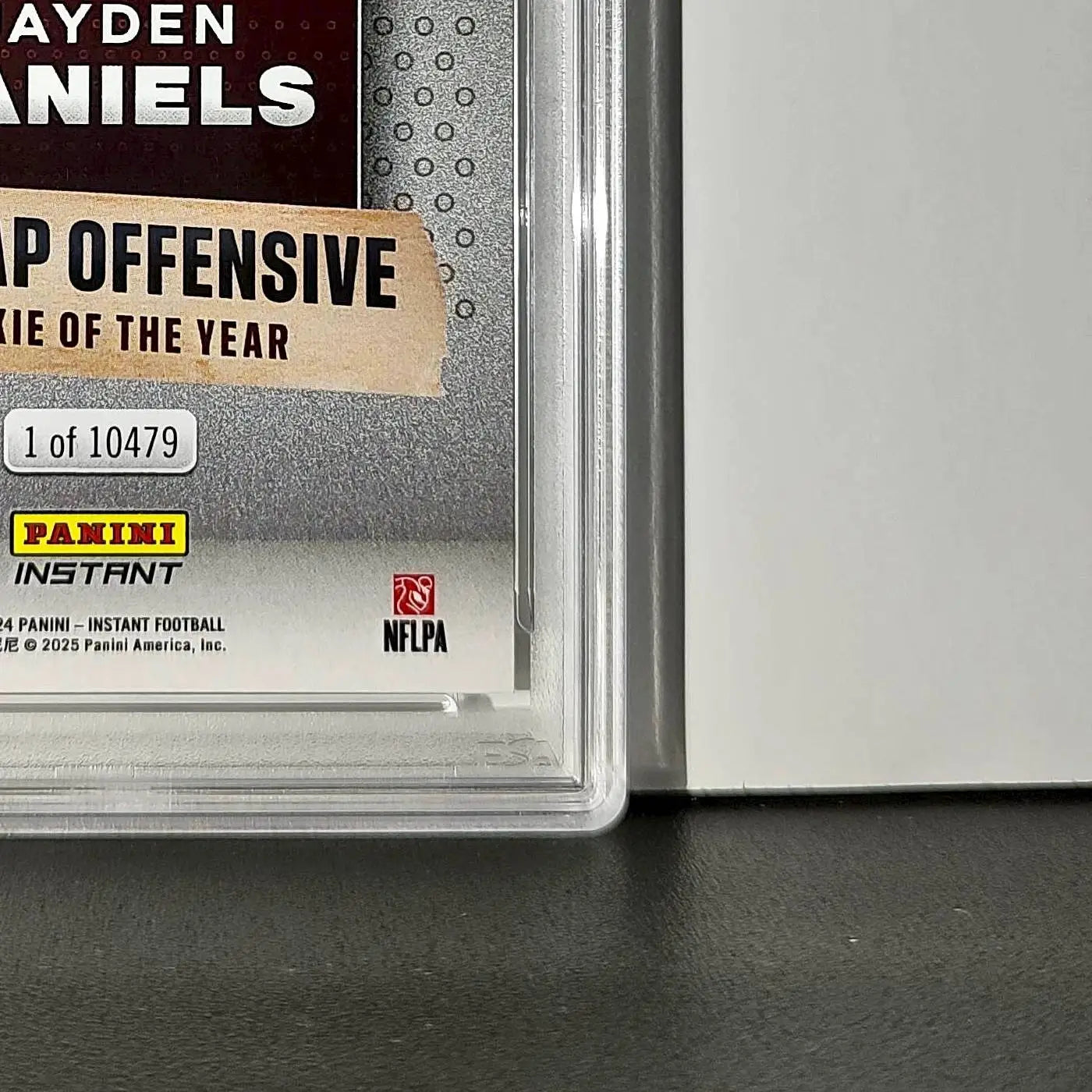 Jayden Daniels 2024 Panini NFL AP Offensive Rookie of the Year Commanders PSA 10