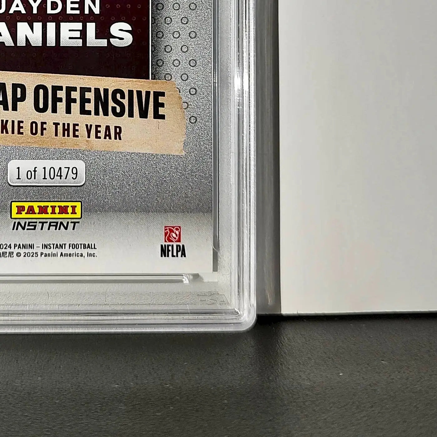 Jayden Daniels 2024 Panini NFL AP Offensive Rookie of the Year Commanders PSA 10