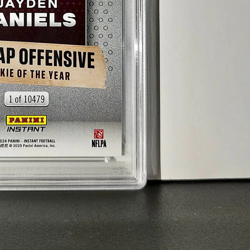 Jayden Daniels 2024 Panini NFL AP Offensive Rookie of the Year Commanders PSA 10