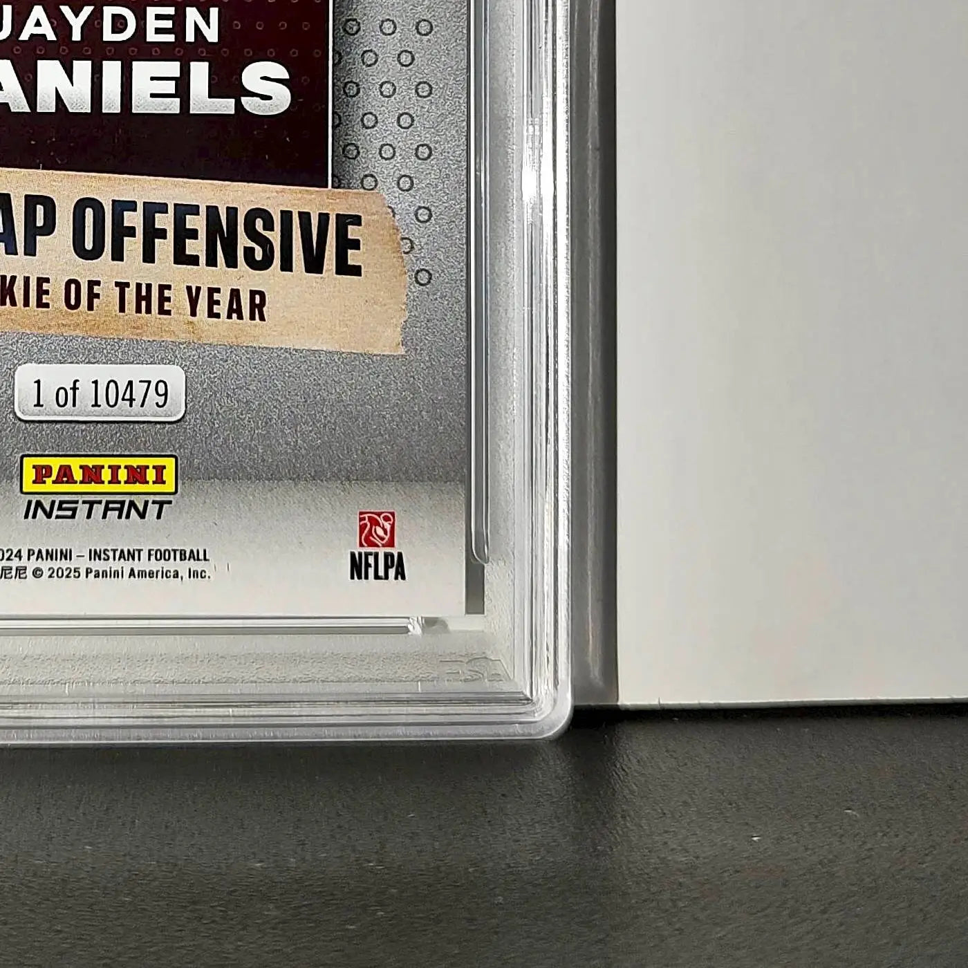 Jayden Daniels 2024 Panini NFL AP Offensive Rookie of the Year Commanders PSA 10