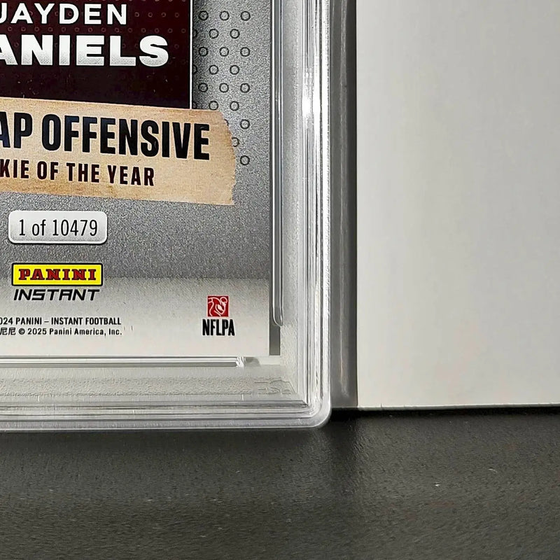 Jayden Daniels 2024 Panini NFL AP Offensive Rookie of the Year Commanders PSA 10