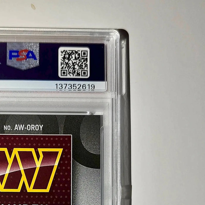 Jayden Daniels 2024 Panini NFL AP Offensive Rookie of the Year Commanders PSA 10