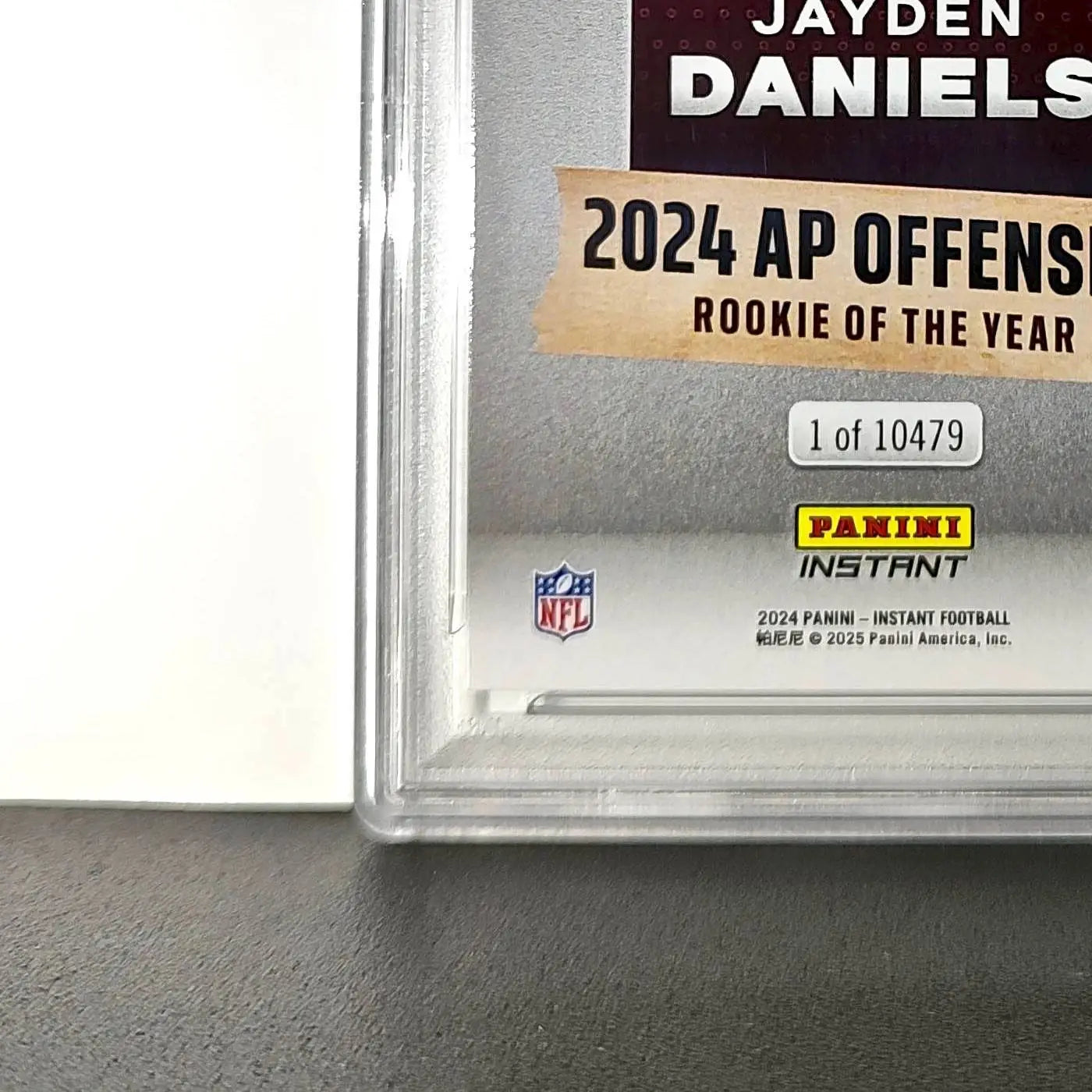 Jayden Daniels 2024 Panini NFL AP Offensive Rookie of the Year Commanders PSA 10 - Football Card Single