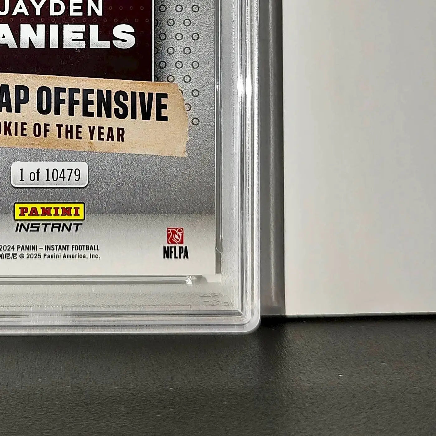 Jayden Daniels 2024 Panini NFL AP Offensive Rookie of the Year Commanders PSA 10